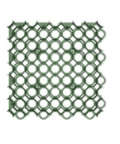 Pavaj ecologic StellaGreen SG3 pentru gazon, culoare verde, dimensiuni 473x473x50mm